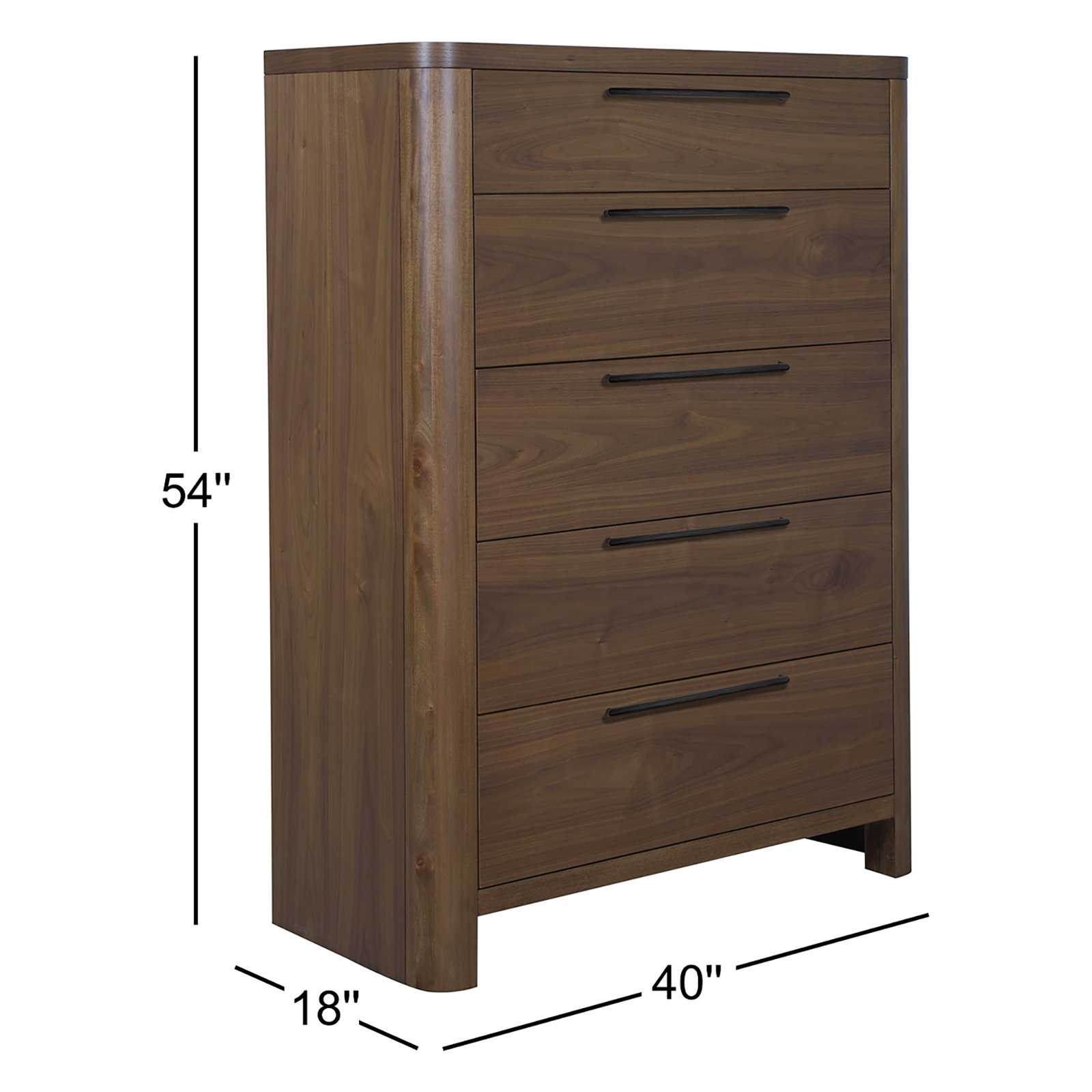 Marica 40'' W 5 - Drawer Dresser