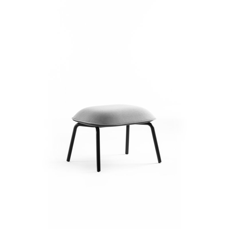 Tasca Upholstered Ottoman, Gray