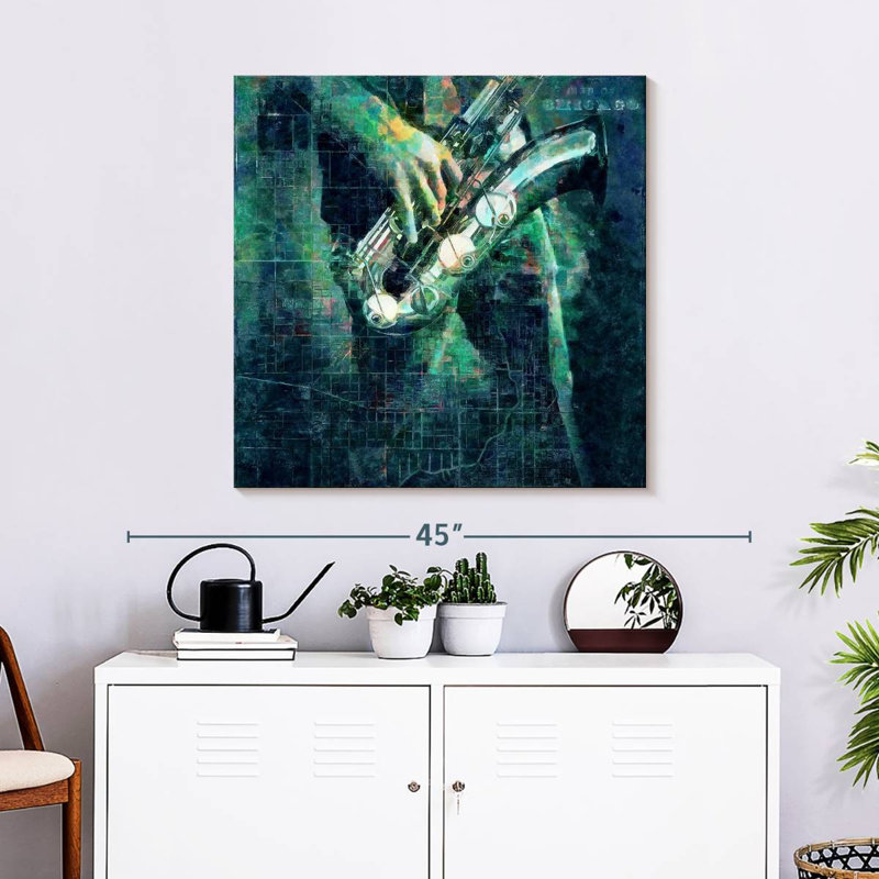 Abarca Jazz And Chicago, 30" H x 30" W