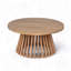 Table basse de patio en bois d'acacia