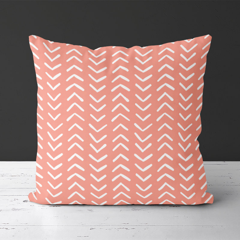Housse et insert de coussin carré Celestia, Rose