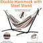 Fabric Hammock With Stand, Multi Color