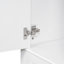 Ensemble de meuble-lavabo moderne avec ensemble lavabo 30 po, meuble-lavabo moderne avec porte à fermeture douce et 3 tiroirs, structure en bois massif (blanc)-838638182