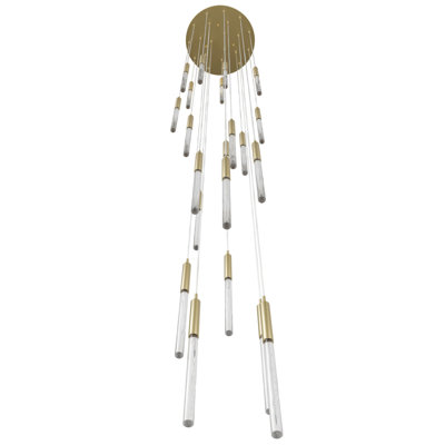 Main Street Collection 21 Light Snow Acyrlic Multi Port Pendants
