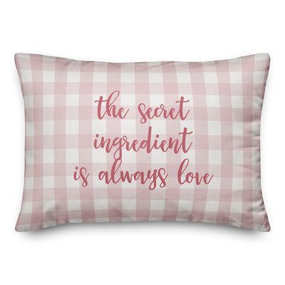  Coussin The Secret Ingredient EST Always Love