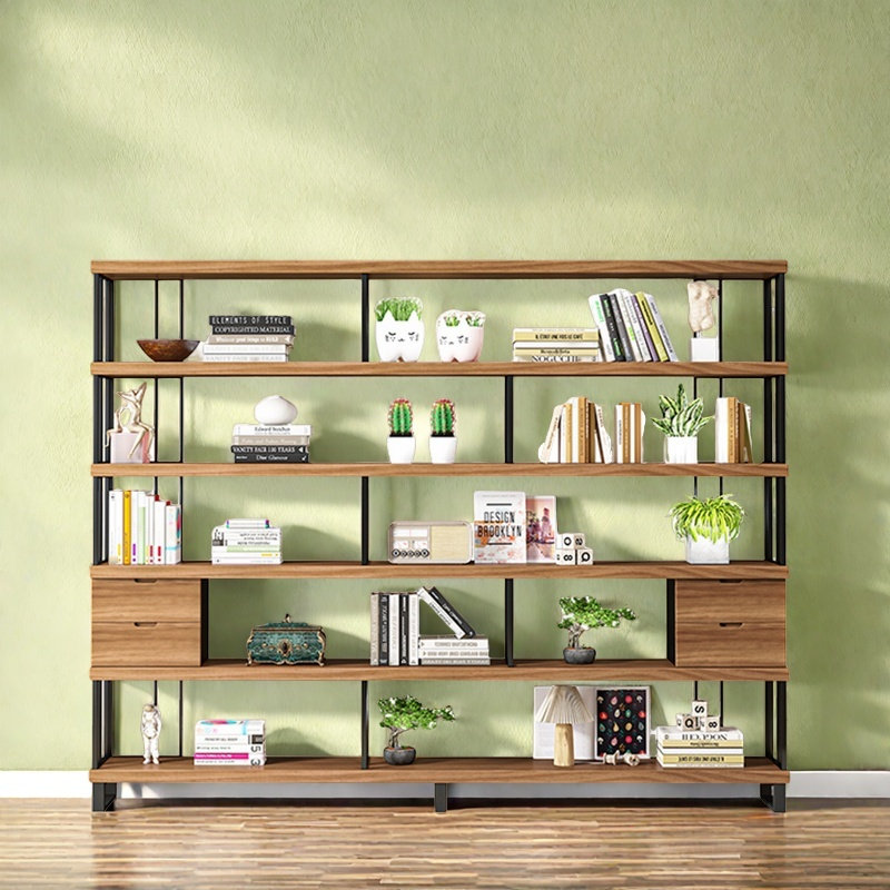 Nivens, (6 Shelves) 78.7"H x 94.4"W x 13.7"D