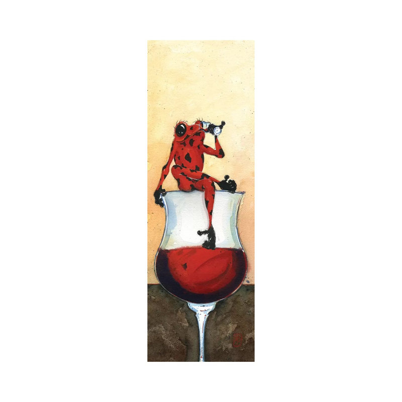 Happy Girl 1 Piece Panoramic Painting on Canvas, 152.4cm H x 50.8cm W x 1.91cm D, Wrapped Canvas