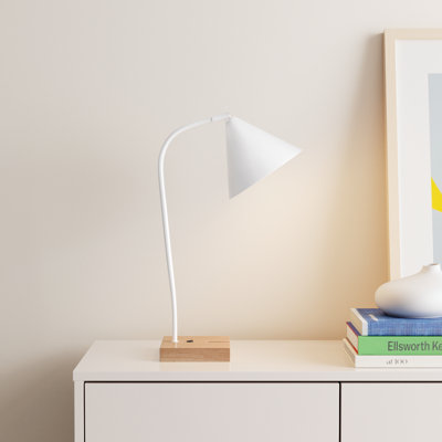 Dalli Solid Wood USB Desk Lamp