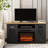 61" Media Console TV Stand With Electric Fireplace For TV's Up To 65"-1027449516