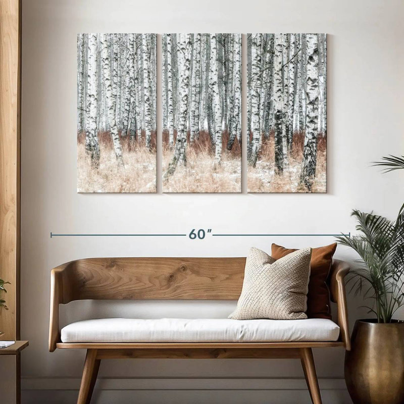 Alvord Winter Birch Grove, 28" H x 45" W
