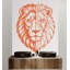 Adhésif décoratif lion à motif géométrique lion, art mural lion, autocollant, amoureux des lions, décorations murales pour salle de bain, autocollants 243DRE-1797772107-1797772103