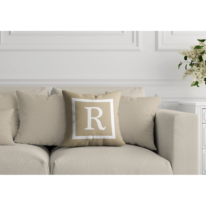Coussin Colter, Beige, L 15 po x H 15 po, R