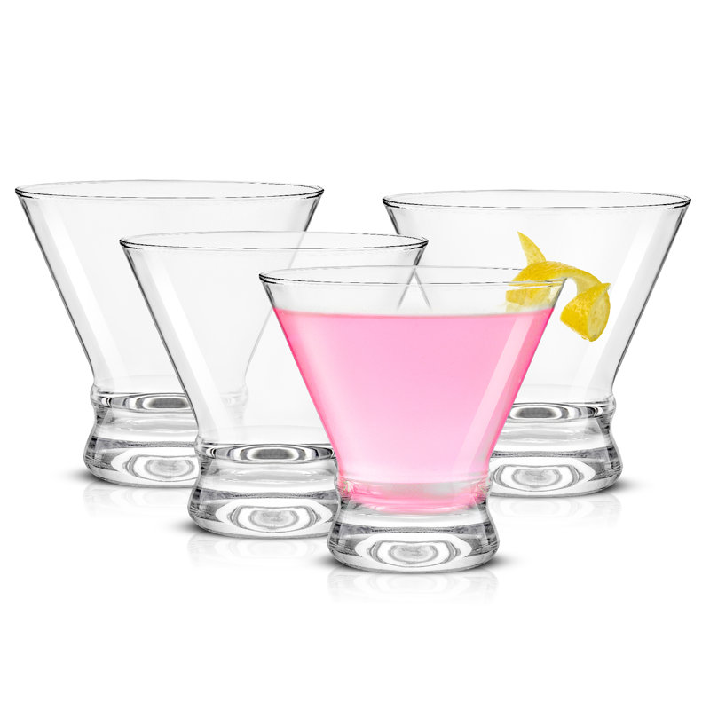 Verres à martini sans pied JoyJolt Afina, 8 oz.