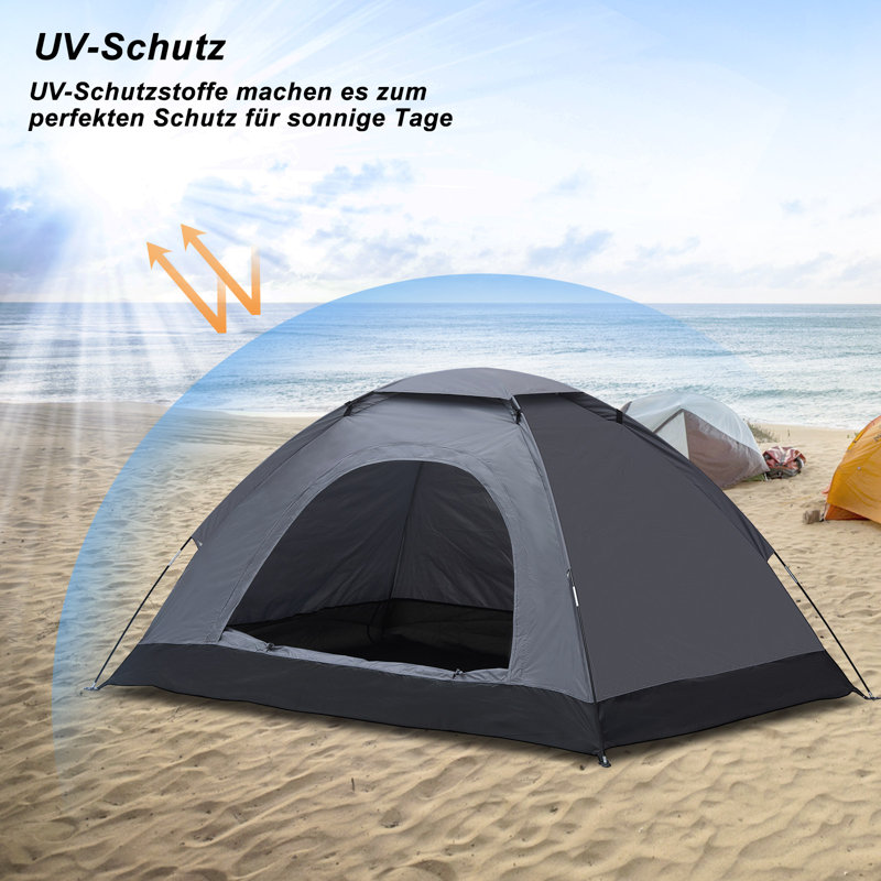 Cantres 2 Person Tent, Grey