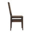 Chaise d'appoint empilable en bois massif Kalla
