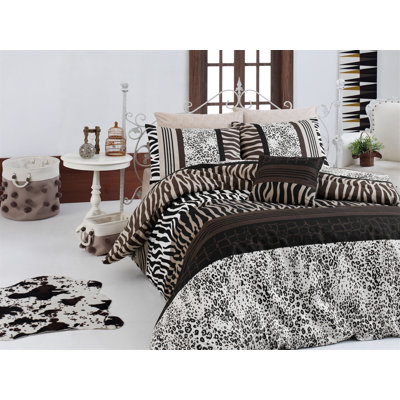 Cotton Animal Print Duvet Cover