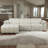 113.38" Genuine Leather Power Reclining Sectional With USB Port-898145974-898145971
