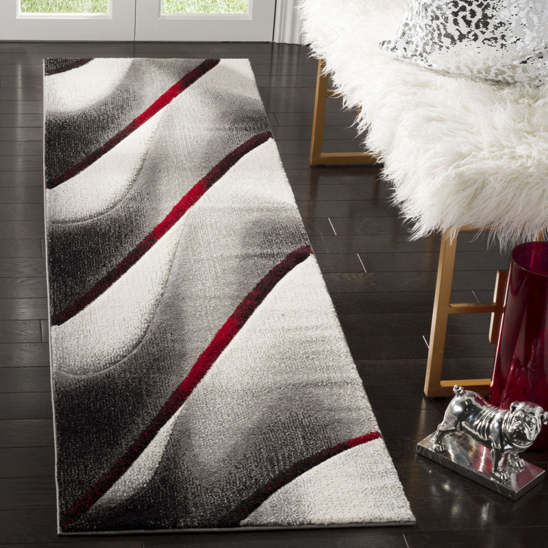 Vilica Performance Abstract Rug, Runner 2'3" x 6'