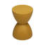 Tabouret d'extérieur Sallie jaune moutarde-201394927