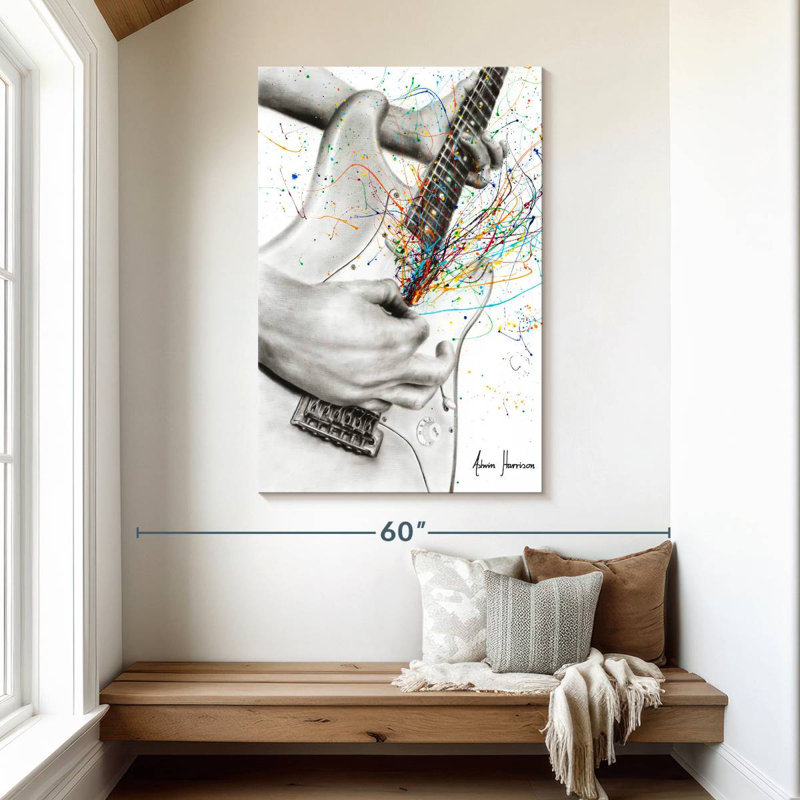 Abarca The Guitar Solo, 48" H x 32" W