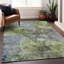 Tapis olive Prisco lavable à la machine de qualité supérieure-1961689642