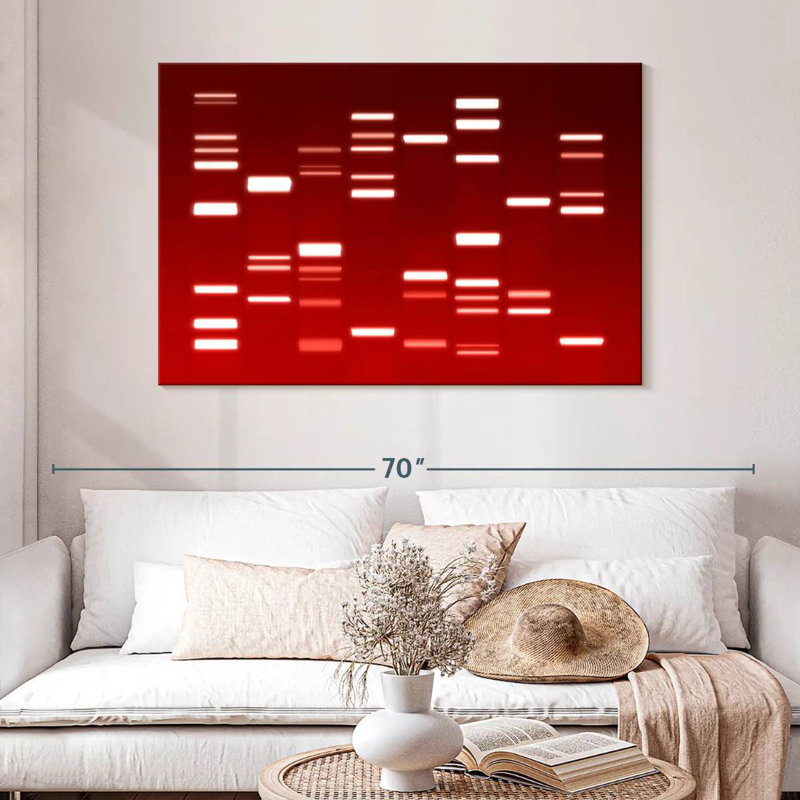 Keiri DNA Red, 32" H x 48" W