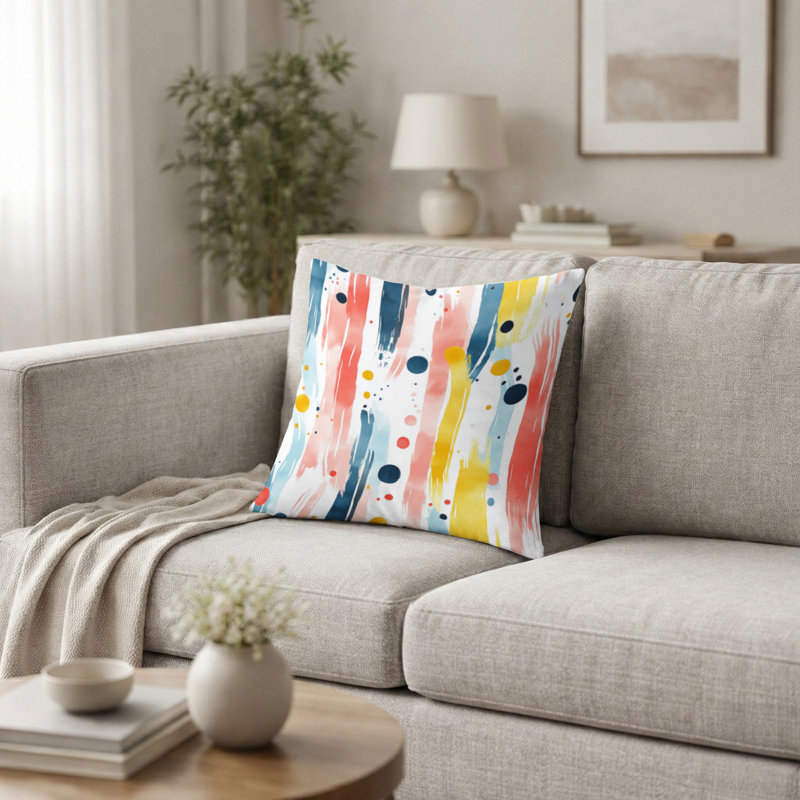 Coussin Abstract Abstract, H 18 po x l 18 po