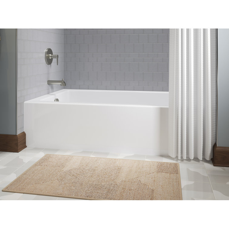 Entity 60 In. X 36 In. Alcove Bath With Left Drain