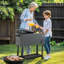 Glacière pour terrasse extérieure avec roulettes et ouvre-bouteille Edrosie Inc-98664787