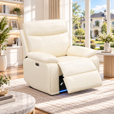Fauteuil inclinable électrique de qualité supérieure en similicuir