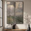 «Vintage Landscape Wall Art», ensemble de 2 toiles encadrées 20 x 60 pouces-819354761