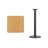 Jack Square Laminate Table Top with Table Height Base-1774157734-1774157742