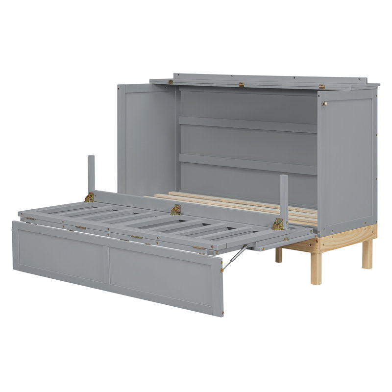 Grand lit escamotable, Gris