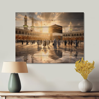 " Islam Art Kaaba Reflection I "
