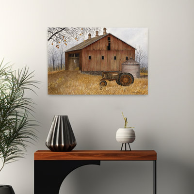 «Grandpa's Tractor Abstract Contemporary Landscape Architecture Art»