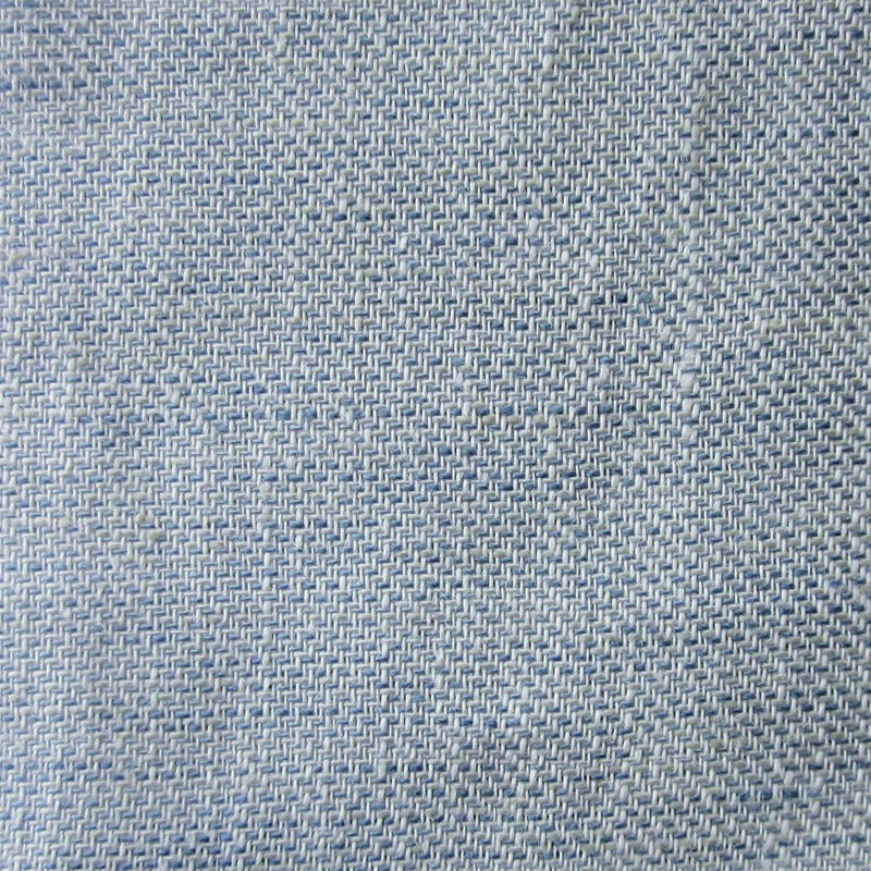 Zebra Solid Oblong Tablecloth, Solid Light Blue/Herringbone , 126" x 72"