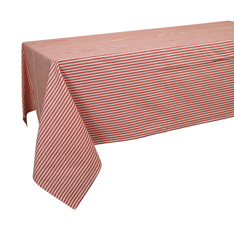 Nappe 100% coton Aahir, L 102 po x l 60 po, Rouge
