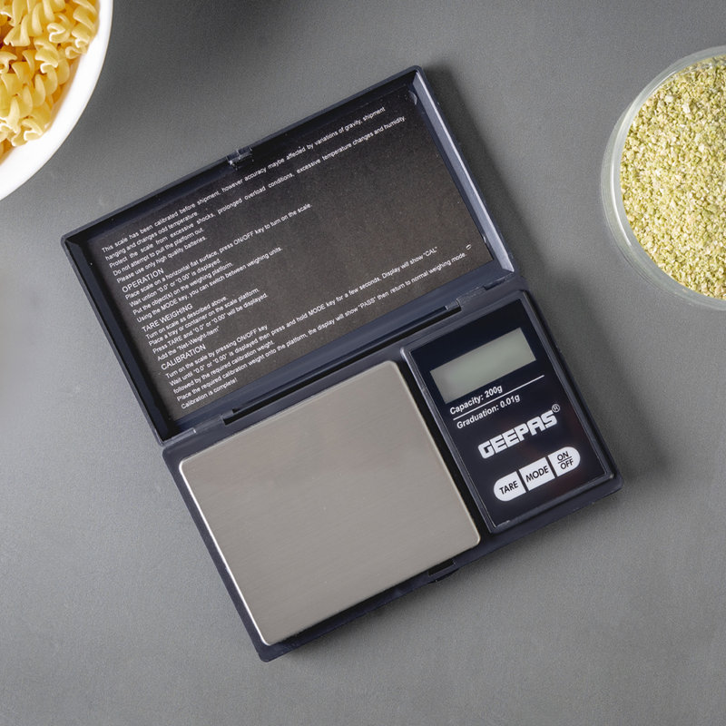 Geepas Portable Digital Scales, 200x0.01 g