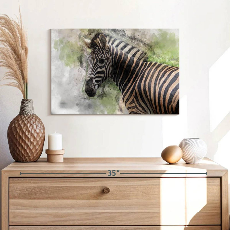 Brampt Magnificent Zebra, 16" H x 24" W