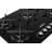 ABBA Black Natural Gas 5 Burner Cooktop