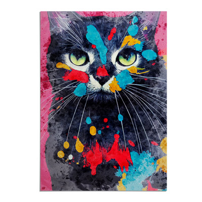 Catt Paint Splash No.2 - Wall Art
