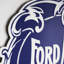 Décoration murale en métal en relief avec logo ford