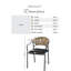 Outdoor Patio Dining Armchair with Cushion-210288104