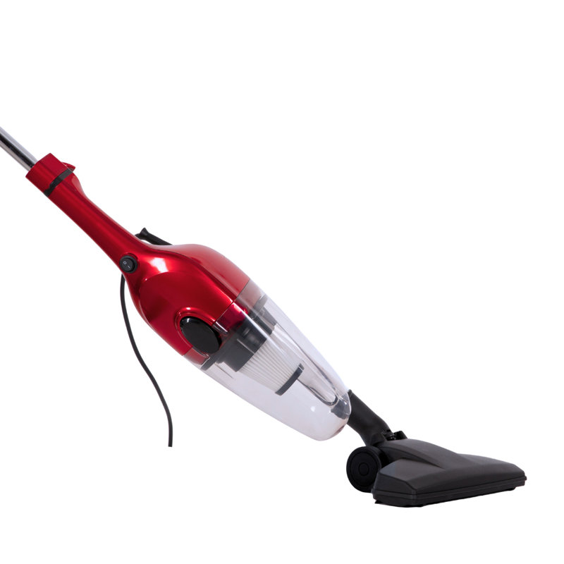 Red 2-in-1 Bagless Upright and Handheld Vacuum Cleaner