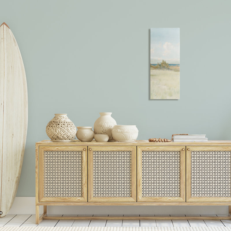 Art mural sur toile Végétation sur la plage par Steller Design Studio, H 30 po x l 13 po