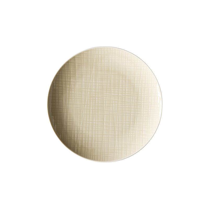 Mesh Porcelain Salad/Dessert Plate, Cream