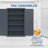 Sandusky Lee Elite 24" D x 46" W x 72" H, Steel Garage Storage Cabinet by Sandusky-38013358