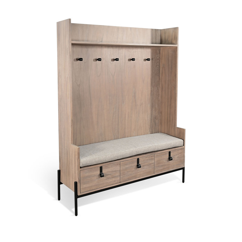 Zarlish Hall Tree 54'' Wide with Bench
