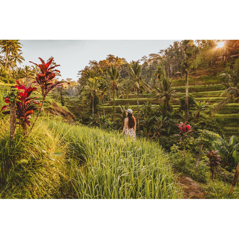 Meditation With A View by Ljubaphoto - No Frame Art Prints on Canvas, 20cm H x 30cm W