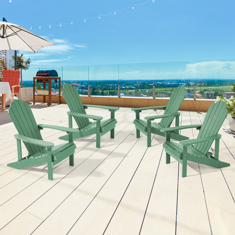 Chaise Adirondack Bergenfield, Vert foncé